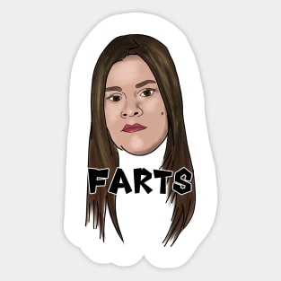 Ximena 90 day fiance - farts Sticker